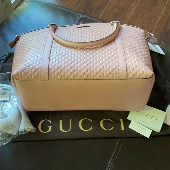 Gucci Large Leather Micro GG Guccissima Purse - Picture 6 of 9